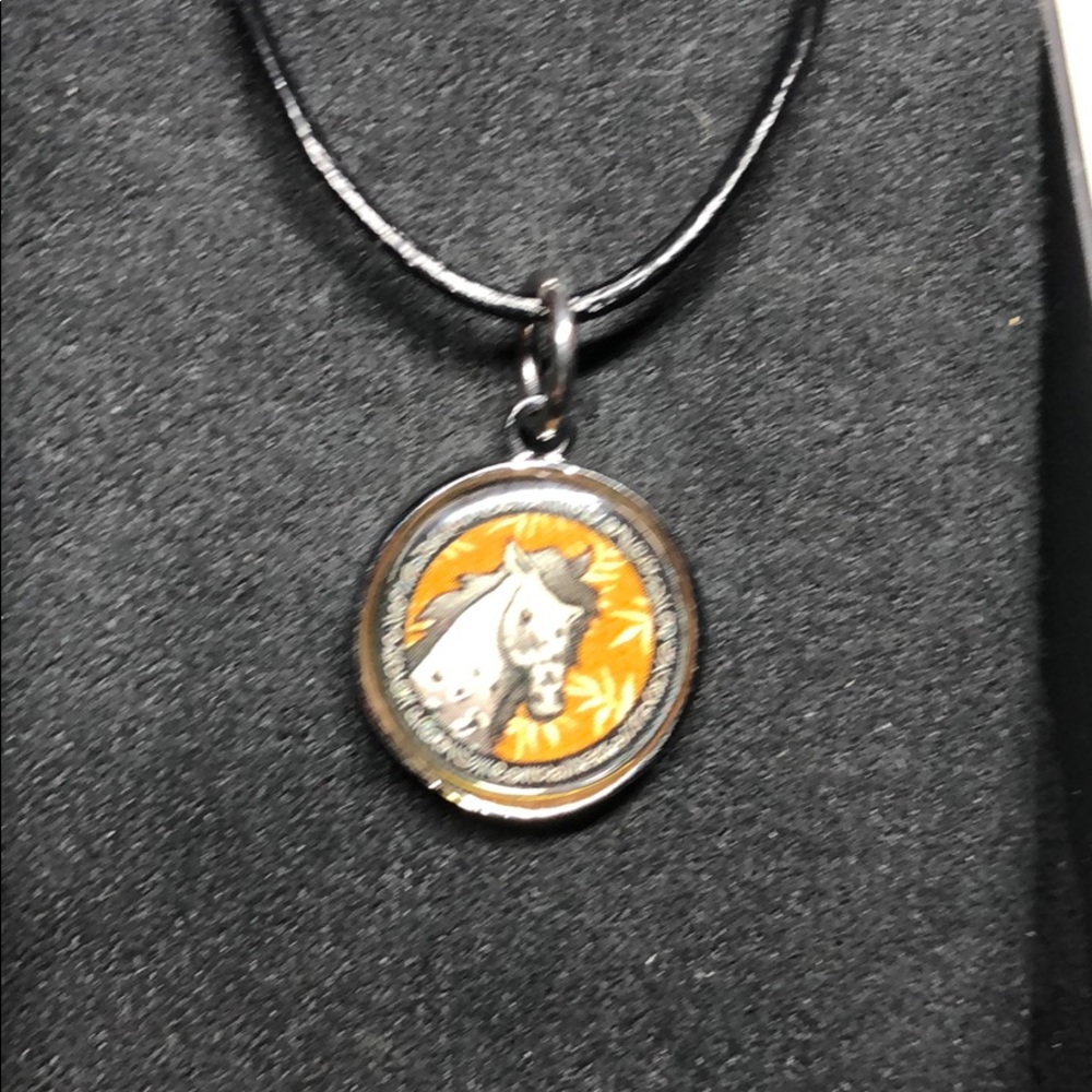 NWOT Appaloosa Horse Charm Necklace